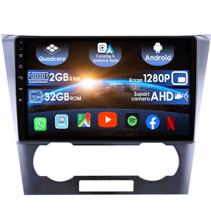 (Resigilata) Navigatie dedicata Chevrolet Epica 2006-2012, 2 GB RAM 32 ROM, Android 13, Display 9",Carplay, Android Auto, Internet, Youtube , Waze , Wi Fi , Usb , Bluetooth , Mirrorlink, Full HD [1]