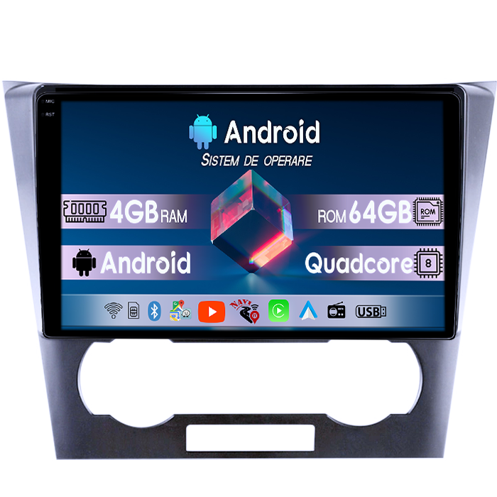 Navigatie dedicata Chevrolet Epica 2006-2012, 4GB RAM 64GB ROM, Quadcore, Android 14, Display QLED 1K 9", DSP, Carplay&Android Auto, Suport camere AHD [1]