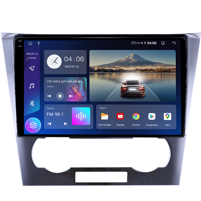 Navigatie dedicata Chevrolet Epica 2006-2012, 4GB RAM 64GB ROM, Quadcore, Android 14, Display QLED 1K 9", DSP, Carplay&Android Auto, Suport camere AHD [2]
