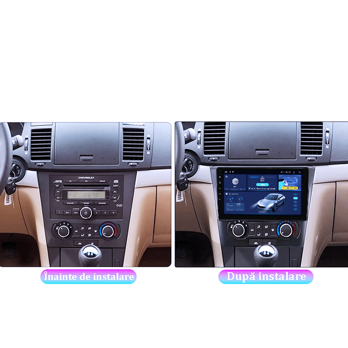 Navigatie dedicata Chevrolet Epica 2006-2012, 8GB RAM 128GB ROM, Octacore, Platforma TS18, Android 13, Display QLED 9”, Suporta camera 360º, DSP, Carplay&Android Auto, SIM 4G, Ventilator Activ [5]