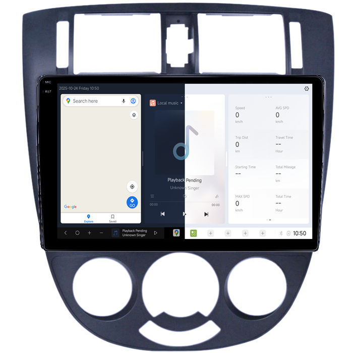 Navigatie dedicata Chevrolet Lacetti 2004-2013 N DUDU3, 4GB RAM 64GB ROM, Octacore, Platforma 8581, Android, Display QLED 9", DSP, Carplay&AndroidAuto [2]