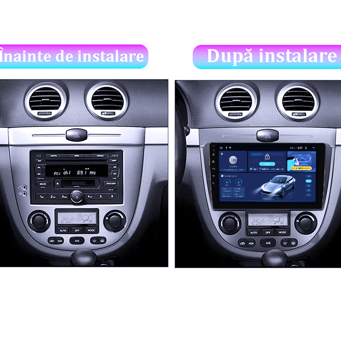 Navigatie dedicata Chevrolet Lacetti 2004-2013, 8GB RAM 128GB ROM, Octacore, Platforma TS18, Android 13, Display QLED 10”, Suporta camera 360º, DSP, Carplay&Android Auto, SIM 4G, Ventilator Activ [5]
