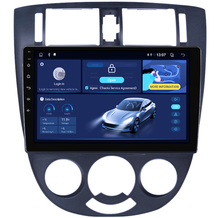 Navigatie dedicata Chevrolet Lacetti 2004-2013, 8GB RAM 128GB ROM, Octacore, Platforma TS18, Android 13, Display QLED 9”, Suporta camera 360º, DSP, Carplay&Android Auto, SIM 4G, Ventilator Activ [4]