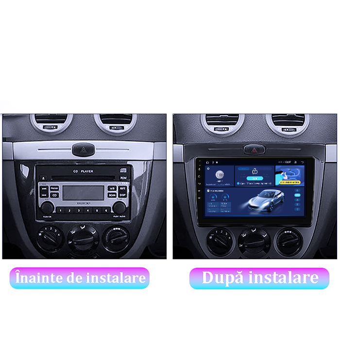 Navigatie dedicata Chevrolet Lacetti 2004-2013, 4GB RAM 64GB ROM, Quadcore, Android 14, Display QLED 1K 10", DSP, Carplay&Android Auto, Suport camere AHD [5]