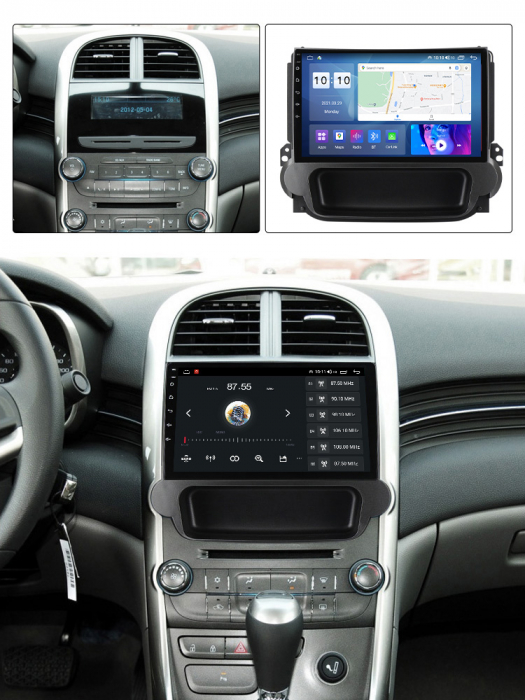 (Resigilata) Navigatie dedicata Chevrolet Malibu 2012-2015, 2 GB RAM 32 ROM, Android 13, Display 9",Carplay, Android Auto, Internet, Youtube , Waze , Wi Fi , Usb , Bluetooth , Mirrorlink [5]