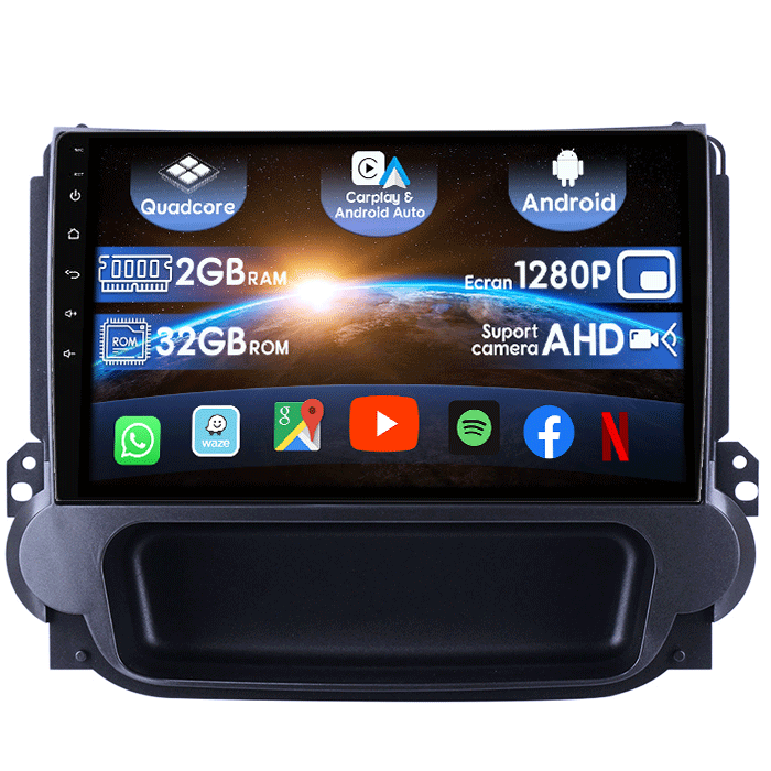 (Resigilata) Navigatie dedicata Chevrolet Malibu 2012-2015, 2 GB RAM 32 ROM, Android 13, Display 9",Carplay, Android Auto, Internet, Youtube , Waze , Wi Fi , Usb , Bluetooth , Mirrorlink [1]