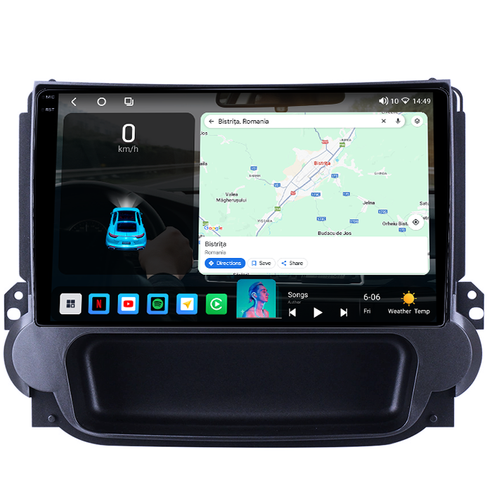Navigatie dedicata Chevrolet Malibu 2012-2015, 4GB RAM 64GB ROM, Octacore, Android 14, Display QLED 1K 9", Carplay&Android Auto, SIM 4G, Ventilator Activ [2]