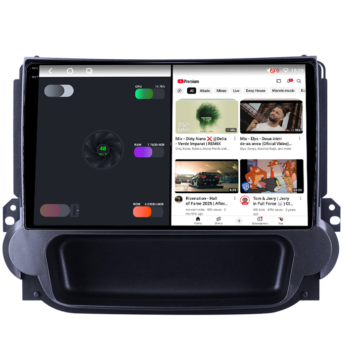 Navigatie dedicata Chevrolet Malibu 2012-2015, 4GB RAM 64GB ROM, Octacore, Android 14, Display QLED 1K 9", Carplay&Android Auto, SIM 4G, Ventilator Activ [3]