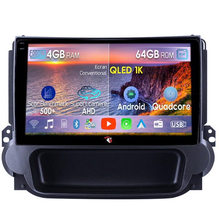 Navigatie dedicata Chevrolet Malibu 2012-2015, 4GB RAM 64GB ROM, Octacore, Android 14, Display QLED 1K 9", Carplay&Android Auto, SIM 4G, Ventilator Activ [1]