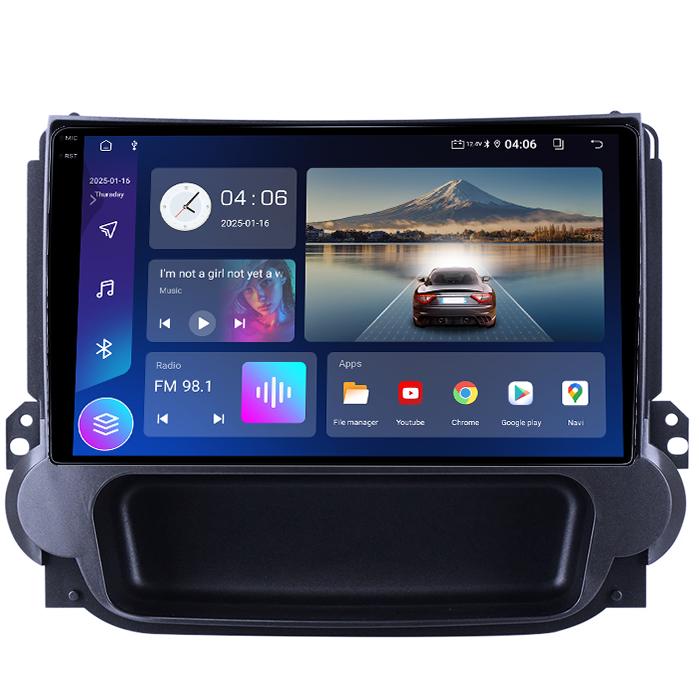 Navigatie dedicata Chevrolet Malibu 2012-2015, 4GB RAM 64GB ROM, Quadcore, Android 14, Display QLED 1K 9", DSP, Carplay&Android Auto, Suport camere AHD [2]