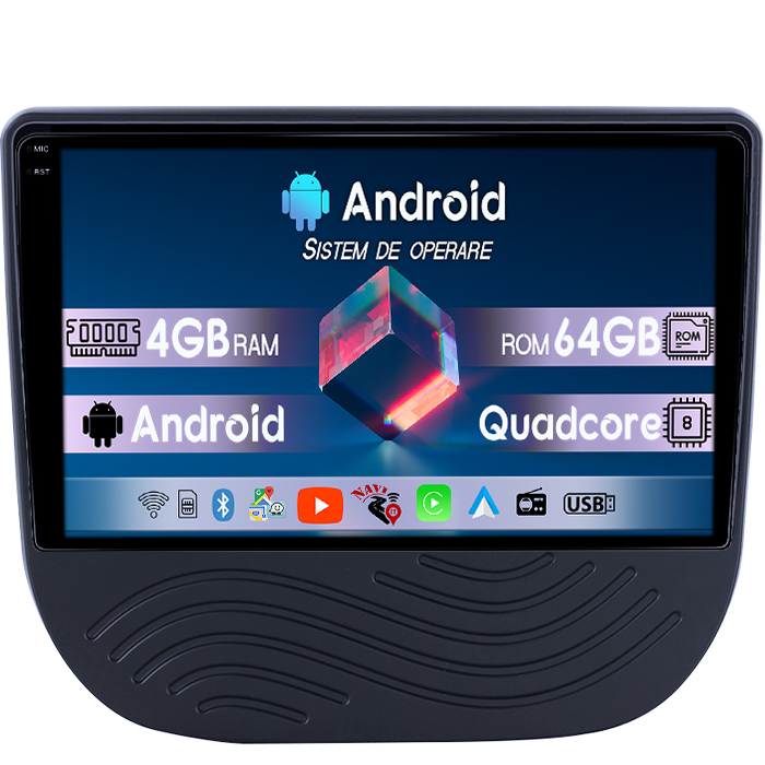 Navigatie dedicata Chevrolet Malibu XL 2016-2018, 4GB RAM 64GB ROM, Quadcore, Android 14, Display QLED 1K 9", DSP, Carplay&Android Auto, Suport camere AHD [1]
