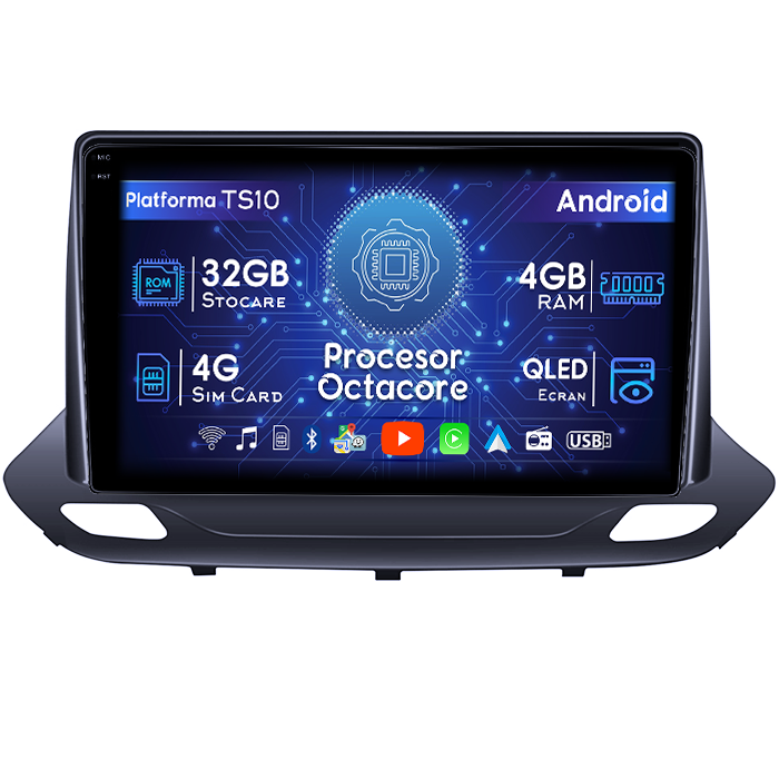 Navigatie dedicata Chevrolet Menlo 2020-2022, 4GB RAM 32GB ROM, Octacore, Android 14, Display QLED 1K 9", DSP, Carplay&Android Auto, SIM 4G, Bluetooth, Ventilator Activ [1]