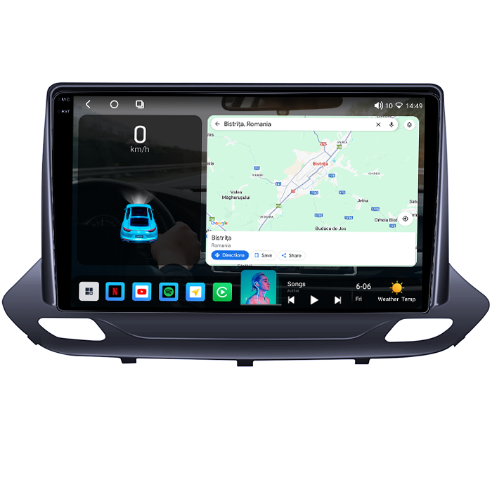 Navigatie dedicata Chevrolet Menlo 2020-2022, 4GB RAM 64GB ROM, Octacore, Android 14, Display QLED 1K 9", Carplay&Android Auto, SIM 4G, Ventilator Activ [2]