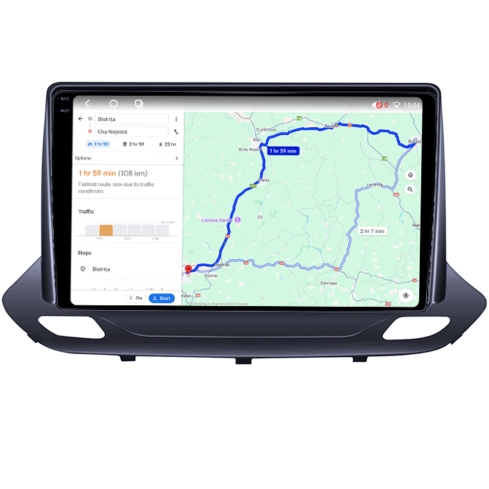 Navigatie dedicata Chevrolet Menlo 2020-2022, 4GB RAM 64GB ROM, Octacore, Android 14, Display QLED 1K 9", Carplay&Android Auto, SIM 4G, Ventilator Activ [4]