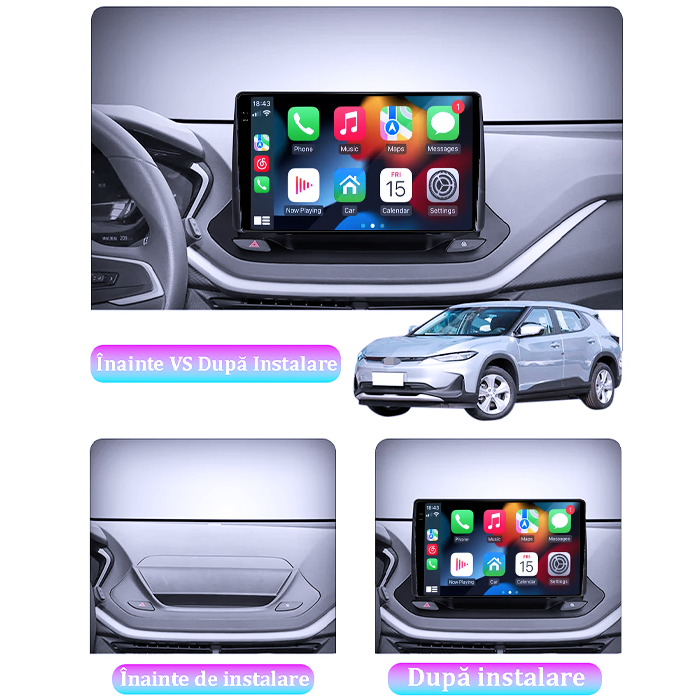 Navigatie dedicata Chevrolet Menlo 2020-2022, 4GB RAM 64GB ROM, Procesor Qualcomm Octacore, Android 14, Rezolutie 2K, Display QLED 9", DSP, Carplay&Android Auto, SIM 4G [7]