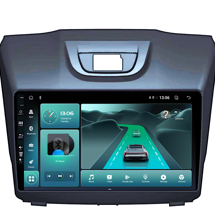 Navigatie dedicata Chevrolet S10, Isuzu D-Max, Holden Colorado 2014-2018, 4 GB RAM 32 ROM, Android 13, Display QLED, 9", DSP, Carplay, Android Auto, SIM 4G, Bluetooth [2]