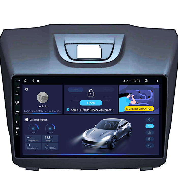 Navigatie dedicata Chevrolet S10, Isuzu D-Max, Holden Colorado 2014-2018, 4 GB RAM 32 ROM, Android 13, Display QLED, 9", DSP, Carplay, Android Auto, SIM 4G, Bluetooth [4]