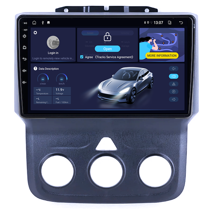 Navigatie dedicata Dodge RAM 2018, 4 GB RAM 32 ROM, Android 13, Display QLED, 9", DSP, Carplay, Android Auto, SIM 4G, Bluetooth [3]
