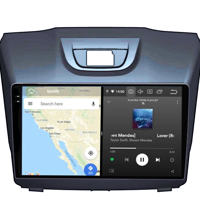 Navigatie dedicata Chevrolet S10, Isuzu D-Max, Holden Colorado 2014-2018, 4 GB RAM 32 ROM, Android 13, Display QLED  9", DSP, Carplay, Android Auto, SIM 4G, Bluetoo [4]