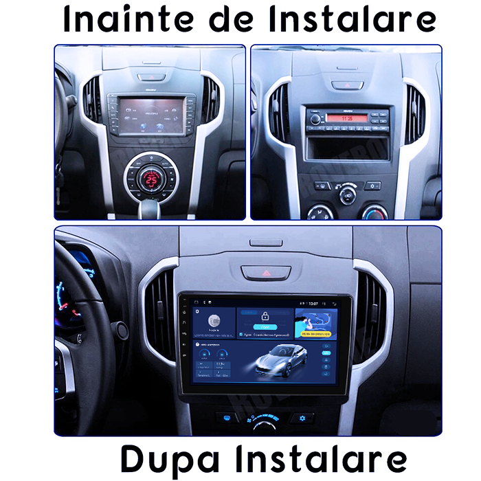 Navigatie dedicata Chevrolet S10, Isuzu D-Max, Holden Colorado 2014-2018, 4GB RAM 64GB ROM, Quadcore, Android 14, Display QLED 1K 9", DSP, Carplay&Android Auto, Suport camere AHD [5]