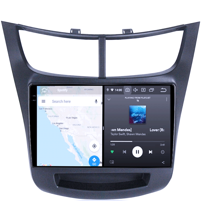 Navigatie dedicata Chevrolet Sail 2015-2018, 12GB RAM 256GB ROM, Android 13, Rezolutie 2K, Display QLED, 9", DSP, Carplay, Android Auto, Internet, Youtube, Waze, Wi Fi, USB [3]