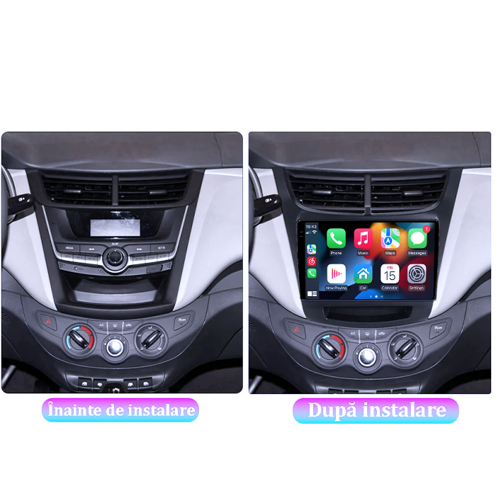 Navigatie dedicata Chevrolet Sail 2015-2018, 4GB RAM 64GB ROM, Procesor Qualcomm Octacore, Android 14, Rezolutie 2K, Display QLED 9", DSP, Carplay&Android Auto, SIM 4G [7]