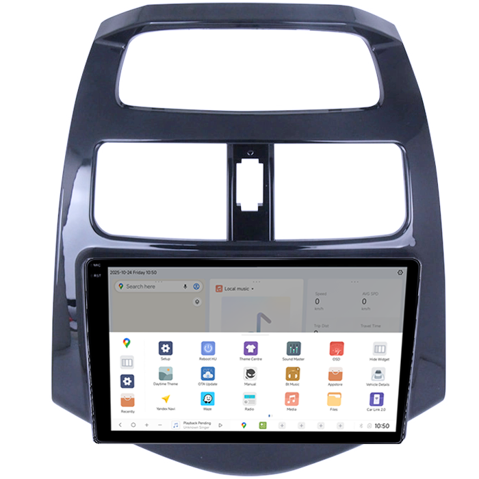 Navigatie dedicata Chevrolet Spark 2010-2014 DUDU3, 4GB RAM 64GB ROM, Octacore, Platforma 8581, Android, Display QLED 9", DSP, Carplay&AndroidAuto [3]