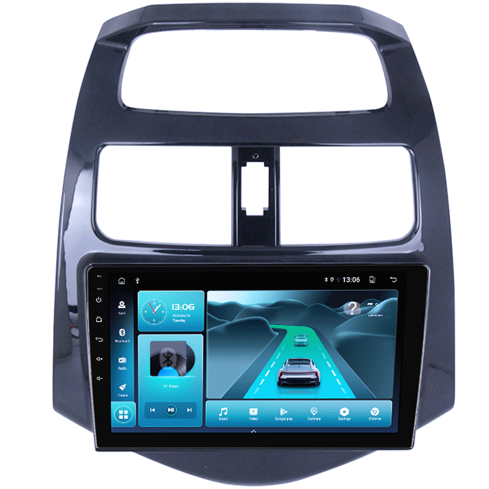 (Resigilata) Navigatie dedicata Chevrolet Spark 2010-2014, Android 13, Wireless Carplay si Android auto 2 GB RAM 32 ROM, Display IPS, 9 inch, Microfon Extern, Full HD [2]