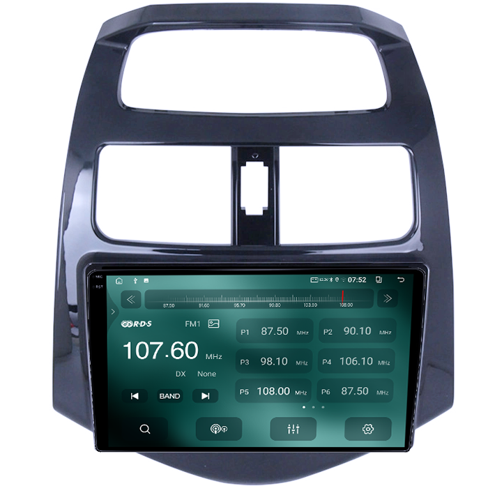 Navigatie dedicata Chevrolet Spark 2010-2014, Android 14, Wireless Carplay si Android auto 4GB RAM 64GB ROM, Display QLED  9 inch, Microfon Extern, QLED [3]