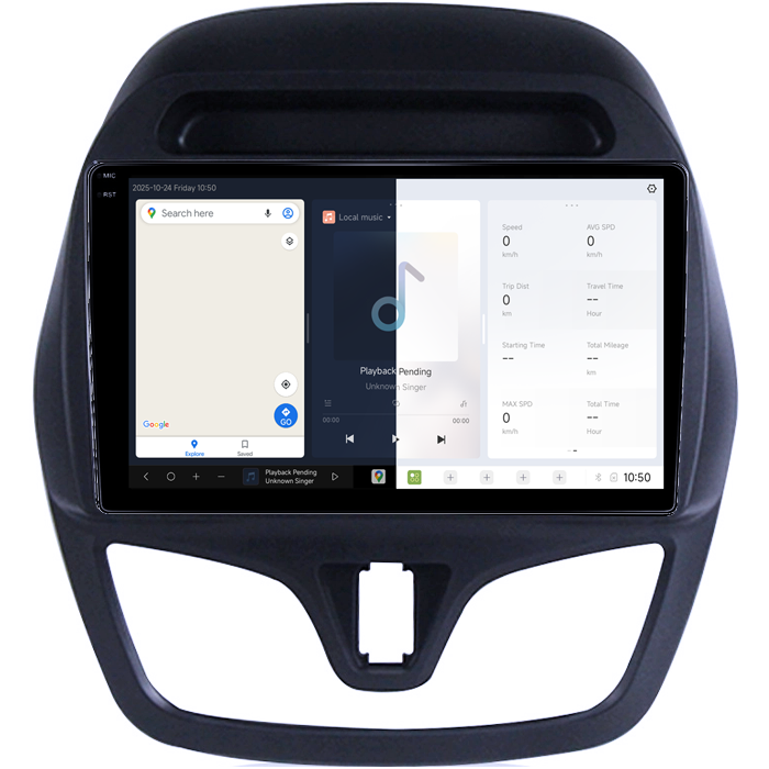 Navigatie dedicata Chevrolet Spark 2015-2018 DUDU3, 4GB RAM 64GB ROM, Octacore, Platforma 8581, Android, Display QLED 9", DSP, Carplay&AndroidAuto [2]