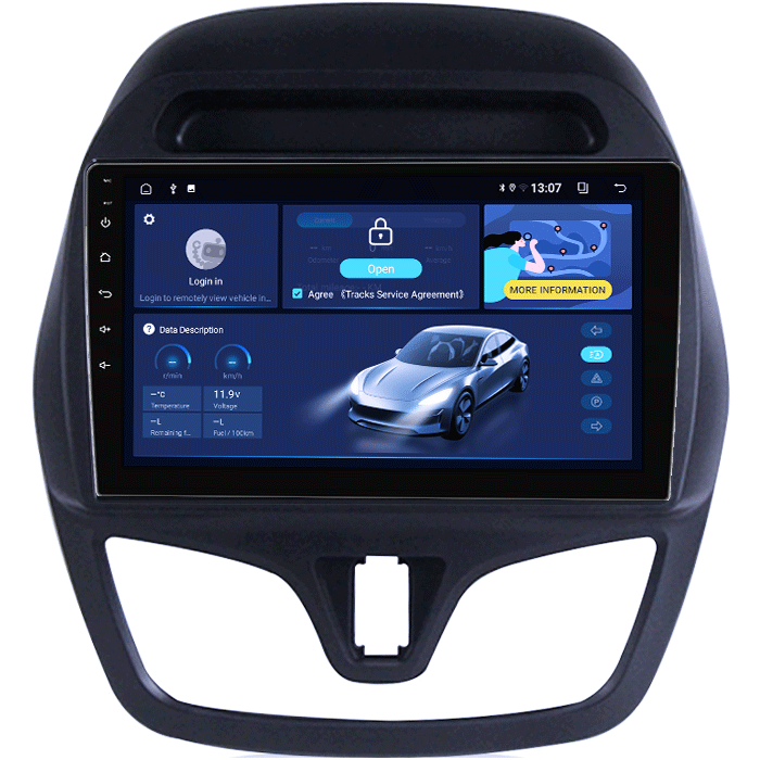 (Resigilata) Navigatie dedicata Chevrolet Spark 2015-2018, 2 GB RAM 32 ROM, Android 13, Display 9",Carplay, Android Auto, Internet, Youtube , Waze , Wi Fi , Usb , Bluetooth , Mirrorlink, Full HD [4]