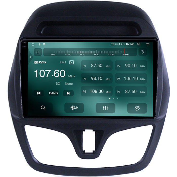 Navigatie dedicata Chevrolet Spark 2015-2018, 4GB RAM 64GB ROM, Quadcore, Android 14, Display QLED 1K 9", DSP, Carplay&Android Auto, Suport camere AHD [3]