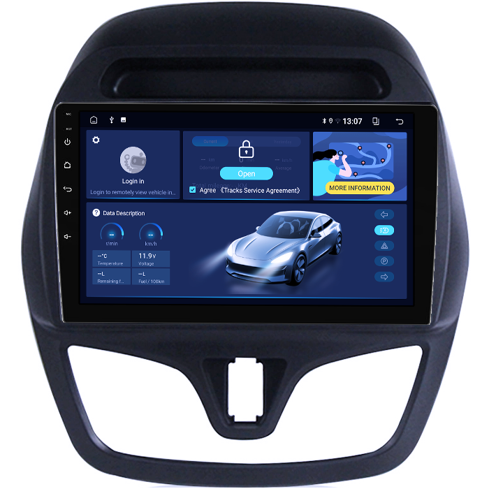 Navigatie dedicata Chevrolet Spark 2015-2018, 8GB RAM 128GB ROM, Octacore, Platforma TS18, Android 13, Display QLED 9”, Suporta camera 360º, DSP, Carplay&Android Auto, SIM 4G, Ventilator Activ [4]