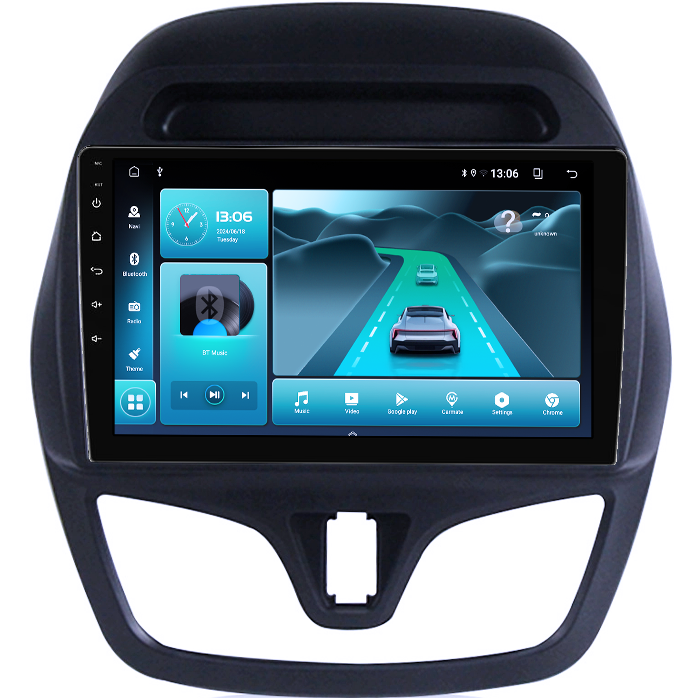 Navigatie dedicata Chevrolet Spark 2015-2018, 8GB RAM 128GB ROM, Octacore, Platforma TS18, Android 13, Display QLED 9”, Suporta camera 360º, DSP, Carplay&Android Auto, SIM 4G, Ventilator Activ [2]