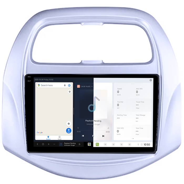 Navigatie dedicata Chevrolet Spark Beat 2018-2020 DUDU3, 4GB RAM 64GB ROM, Octacore, Platforma 8581, Android, Display QLED 9", DSP, Carplay&AndroidAuto [2]