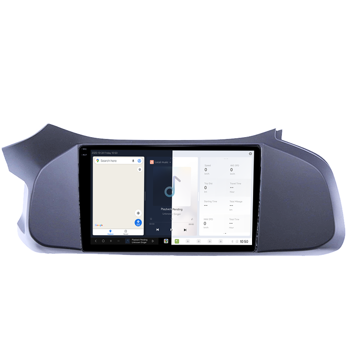 Navigatie dedicata Chevrolet Onix 2012-2019 DUDU3, 4GB RAM 64GB ROM, Octacore, Platforma 8581, Android, Display QLED 9", DSP, Carplay&AndroidAuto [2]