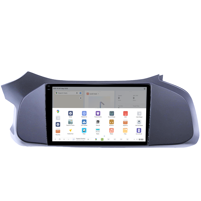 Navigatie dedicata Chevrolet Onix 2012-2019 DUDU3, 4GB RAM 64GB ROM, Octacore, Platforma 8581, Android, Display QLED 9", DSP, Carplay&AndroidAuto [3]
