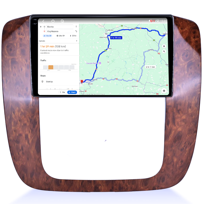 Navigatie dedicata Chevrolet Tahoe 2012, 4GB RAM 64GB ROM, Octacore, Android 14, Display QLED 1K 9", Carplay&Android Auto, SIM 4G, Ventilator Activ [4]