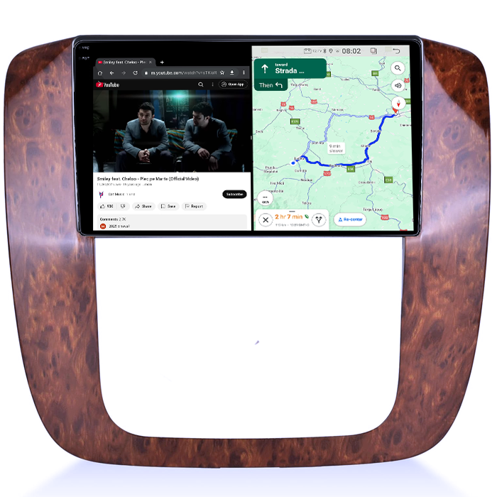 Navigatie dedicata Chevrolet Tahoe 2012, 4GB RAM 64GB ROM, Quadcore, Android 14, Display QLED 1K 9", DSP, Carplay&Android Auto, Suport camere AHD [4]