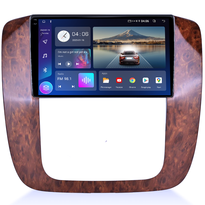 Navigatie dedicata Chevrolet Tahoe 2012, 4GB RAM 64GB ROM, Quadcore, Android 14, Display QLED 1K 9", DSP, Carplay&Android Auto, Suport camere AHD [2]
