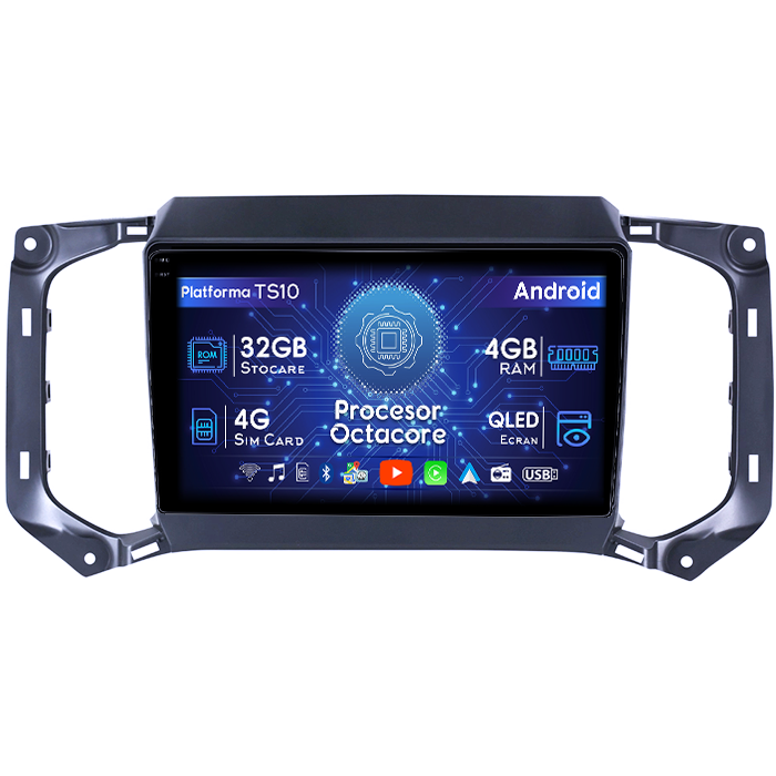 Navigatie dedicata Chevrolet TrailBlazer 2017-2019, 4GB RAM 32GB ROM, Octacore, Android 14, Display QLED 1K 9", DSP, Carplay&Android Auto, SIM 4G, Bluetooth, Ventilator Activ [1]