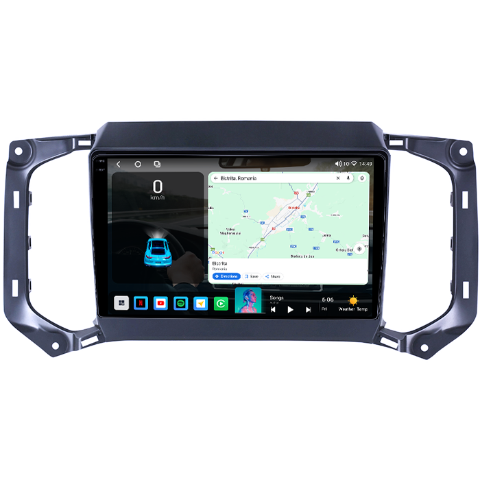 Navigatie dedicata Chevrolet TrailBlazer 2017-2019, 4GB RAM 64GB ROM, Octacore, Android 14, Display QLED 1K 9", Carplay&Android Auto, SIM 4G, Ventilator Activ [2]