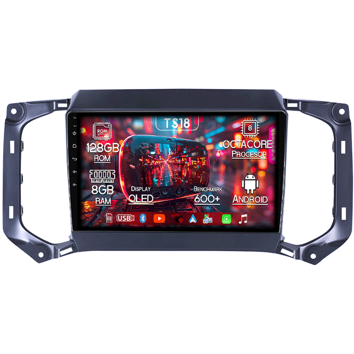 Navigatie dedicata Chevrolet TrailBlazer 2017-2019, 8GB RAM 128GB ROM, Octacore, Platforma TS18, Android 13, Display QLED 9”, Suporta camera 360º, DSP, Carplay&Android Auto, SIM 4G, Ventilator Activ [1]