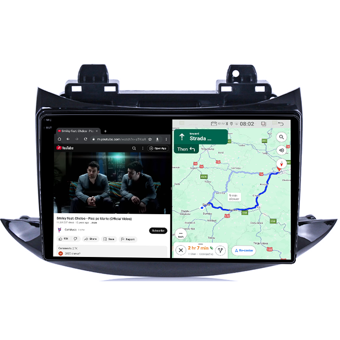 Navigatie dedicata Chevrolet Trax 2013-2020, 4GB RAM 64GB ROM, Quadcore, Android 14, Display QLED 1K 9", DSP, Carplay&Android Auto, Suport camere AHD [4]