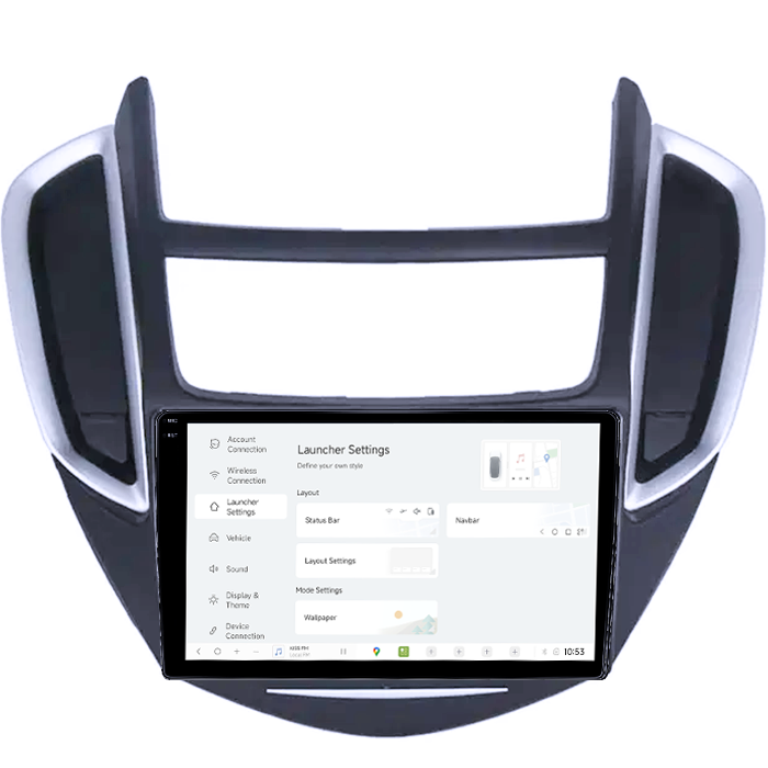 Navigatie dedicata Chevrolet Trax Tracker 2014-2016 DUDU3, 4GB RAM 64GB ROM, Octacore, Platforma 8581, Android, Display QLED 9", DSP, Carplay&AndroidAuto [5]
