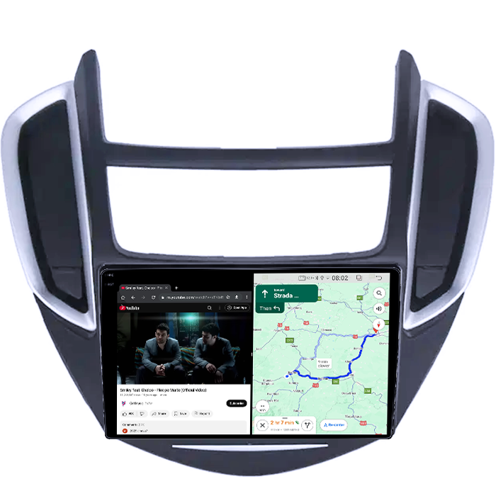 Navigatie dedicata Chevrolet Trax Tracker 2014-2016, 4GB RAM 64GB ROM, Quadcore, Android 14, Display QLED 1K 9", DSP, Carplay&Android Auto, Suport camere AHD [4]