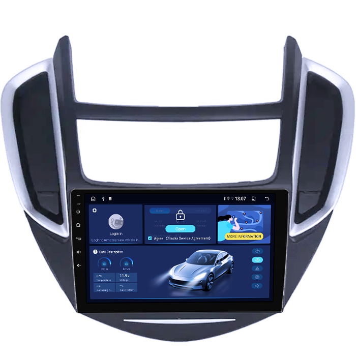 Navigatie dedicata Chevrolet Trax Tracker 2014-2016, 4GB RAM 32GB ROM, Octacore, Android 14, Display QLED 9", DSP, Carplay&Android Auto, SIM 4G, Bluetooth, Ventilator Activ [3]