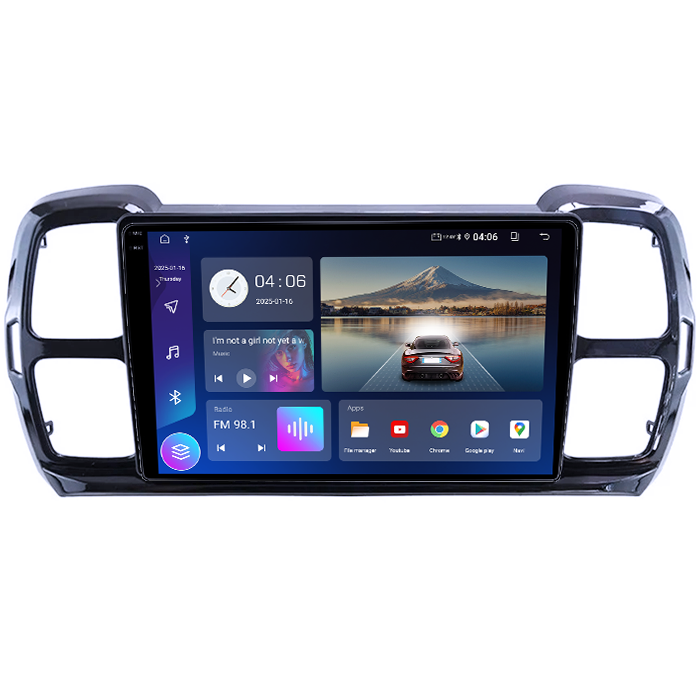 Navigatie dedicata Citroen C5 Aircross 2018+, 12GB RAM 256GB ROM, Android, Rezolutie 2K, Display QLED, 9", DSP, Carplay, Android Auto, Internet, Youtube, Waze, Wi Fi, USB [2]