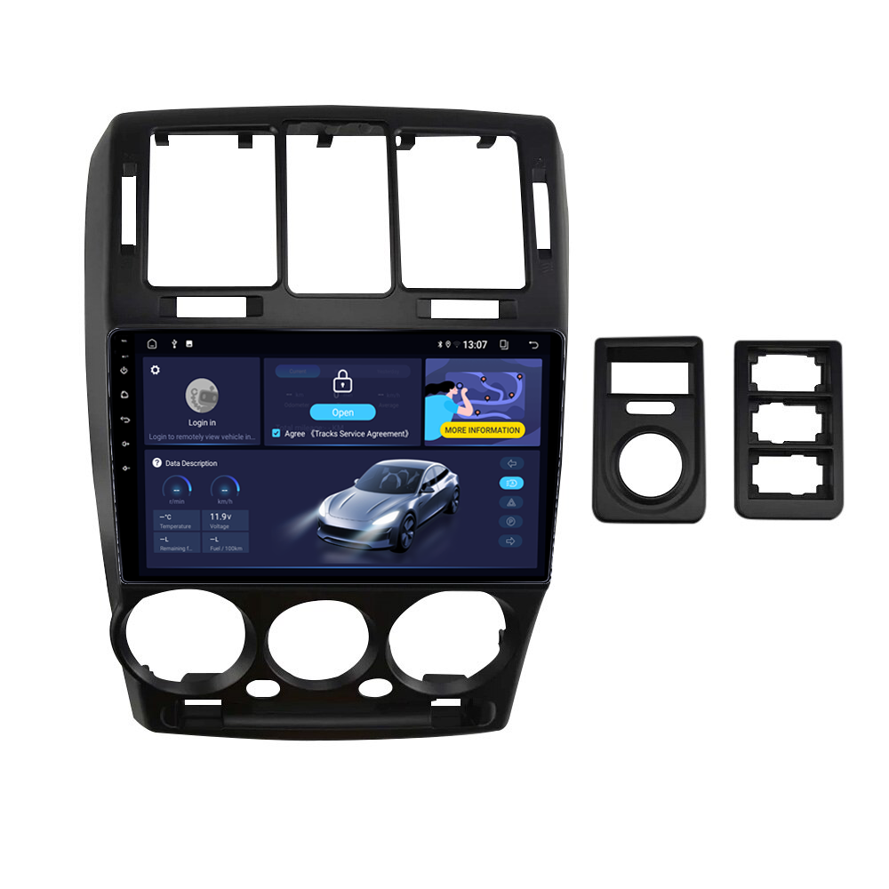 Navigatie dedicata Hyundai Getz 2002-2011, 4GB RAM 32GB ROM, Octacore, Android 14, Display QLED  9", DSP, Carplay&Android Auto, SIM 4G, Bluetooth, Ventilator Activ [2]