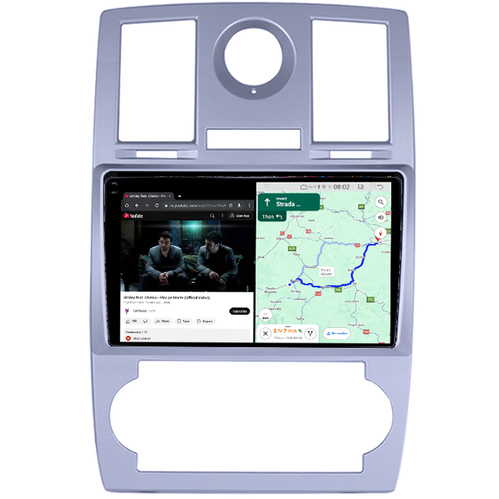 Navigatie dedicata Chrysler 300C 2004-2011, 4GB RAM 64GB ROM, Quadcore, Android 14, Display QLED 1K 9", DSP, Carplay&Android Auto, Suport camere AHD [4]